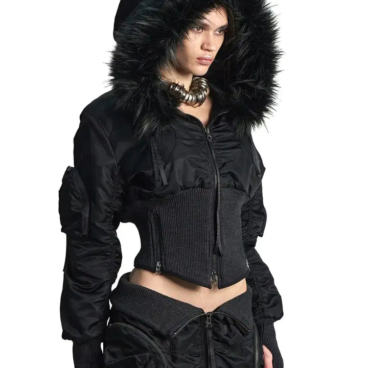 [BUNJANG] KIMYO Bolin Padded Bomber Jacket Black / KIMYO 키묘 볼린 패디드 봄버 자켓 블랙