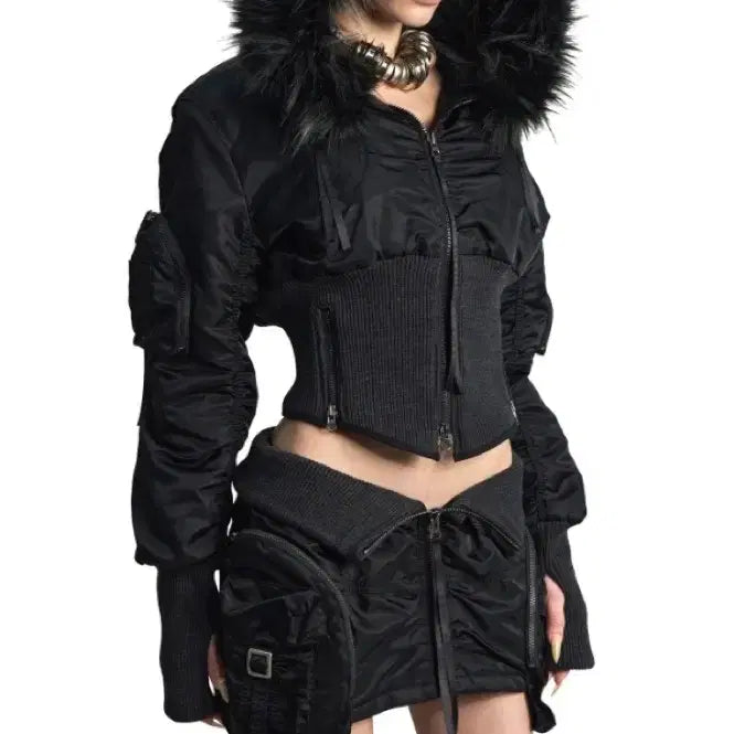 [BUNJANG] KIMYO Bolin Padded Bomber Jacket Black / KIMYO 키묘 볼린 패디드 봄버 자켓 블랙