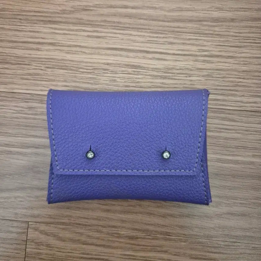 [BUNJANG] Leather Card Coin Wallet / 가죽 카드 동전 지갑