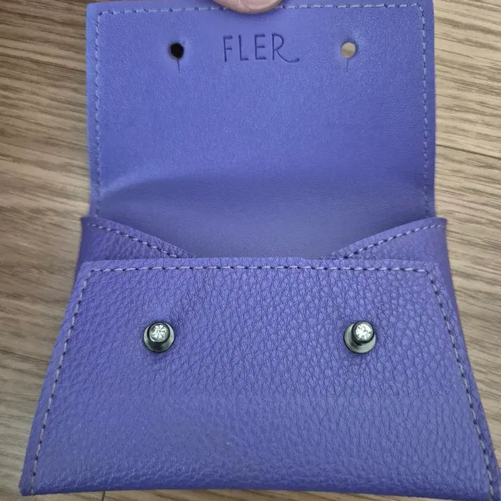 [BUNJANG] Leather Card Coin Wallet / 가죽 카드 동전 지갑