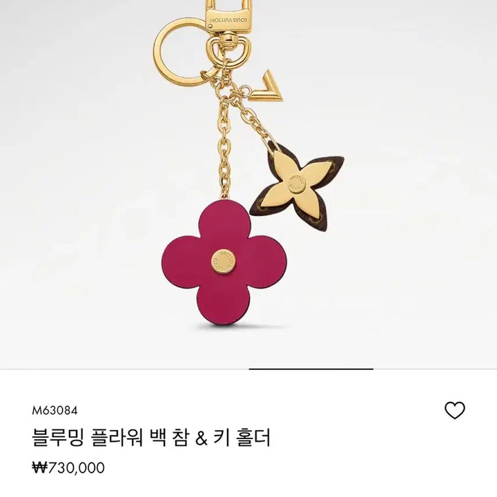 [BUNJANG] Blooming Flower Keyring / [루이비통 블루밍 플라워 키링 / 키홀더]