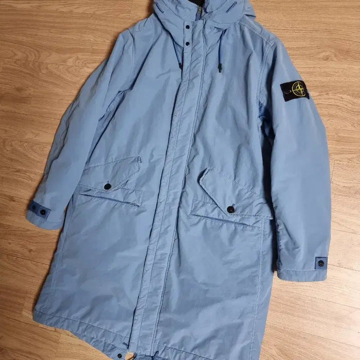 [BUNJANG] Stone Island David Long Padded Jacket / 스톤아일랜드 다비드 롱패딩 안감기모 새상품급
