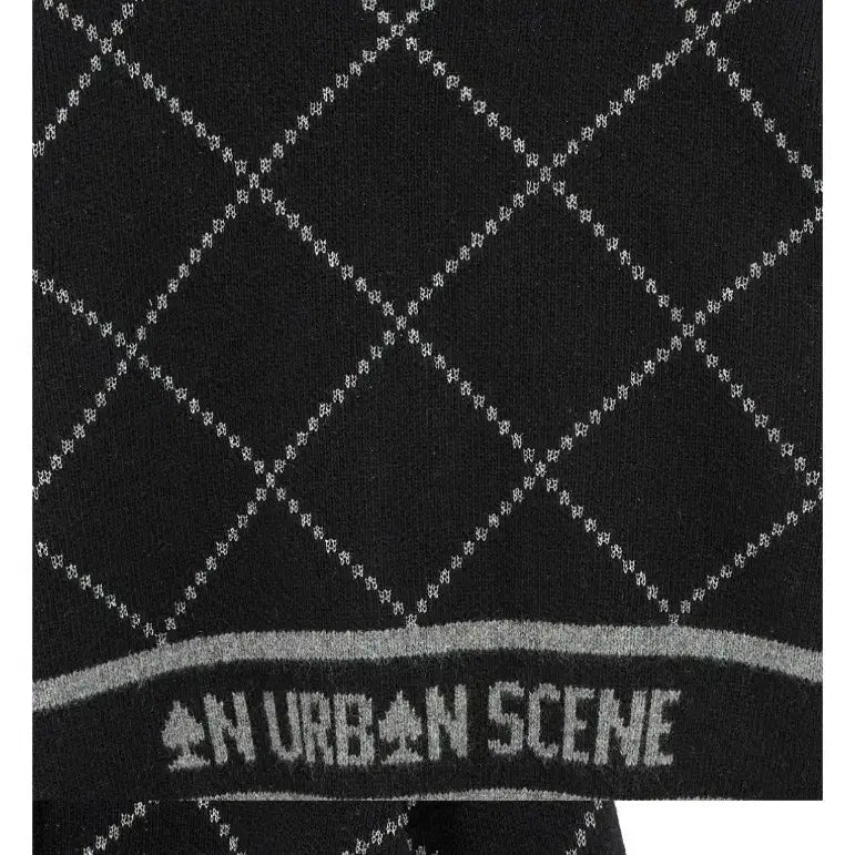 [BUNJANG] ZICOT Argyle Knit Cardigan / 지컷 니트 가디건