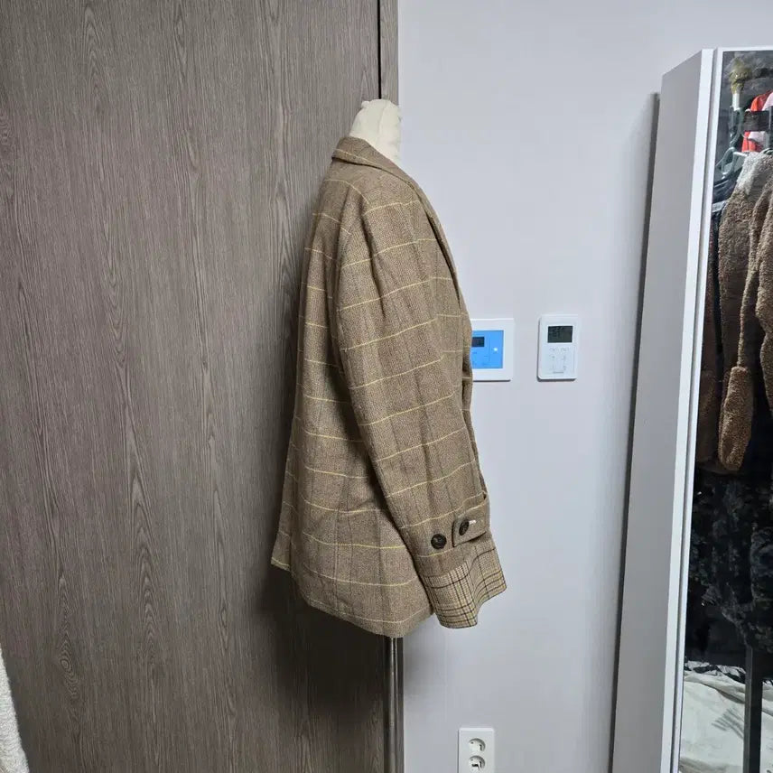 [BUNJANG] Anonlloyd Oversized Check Pattern Jacket / 어놀로이드 오버핏 체크 패턴 자켓