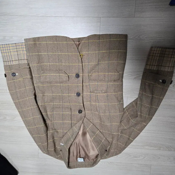 [BUNJANG] Anonlloyd Oversized Check Pattern Jacket / 어놀로이드 오버핏 체크 패턴 자켓