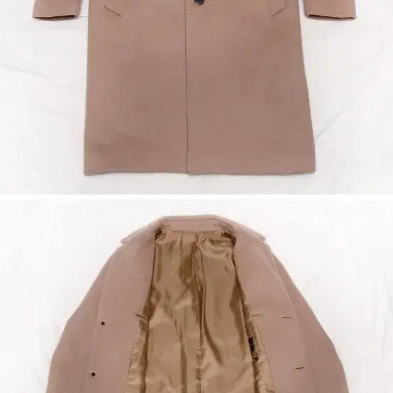 [BUNJANG] Concepts1one Honey Brown Wool Cashmere Classic Single Long Coat (M) / 컨셉원 울캐시미어 허니 브라운 클래식 싱글 롱코트 (M / 95-100)
