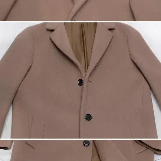 [BUNJANG] Concepts1one Honey Brown Wool Cashmere Classic Single Long Coat (M) / 컨셉원 울캐시미어 허니 브라운 클래식 싱글 롱코트 (M / 95-100)