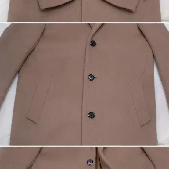 [BUNJANG] Concepts1one Honey Brown Wool Cashmere Classic Single Long Coat (M) / 컨셉원 울캐시미어 허니 브라운 클래식 싱글 롱코트 (M / 95-100)