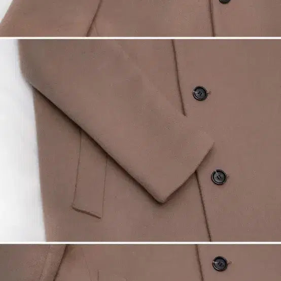 [BUNJANG] Concepts1one Honey Brown Wool Cashmere Classic Single Long Coat (M) / 컨셉원 울캐시미어 허니 브라운 클래식 싱글 롱코트 (M / 95-100)