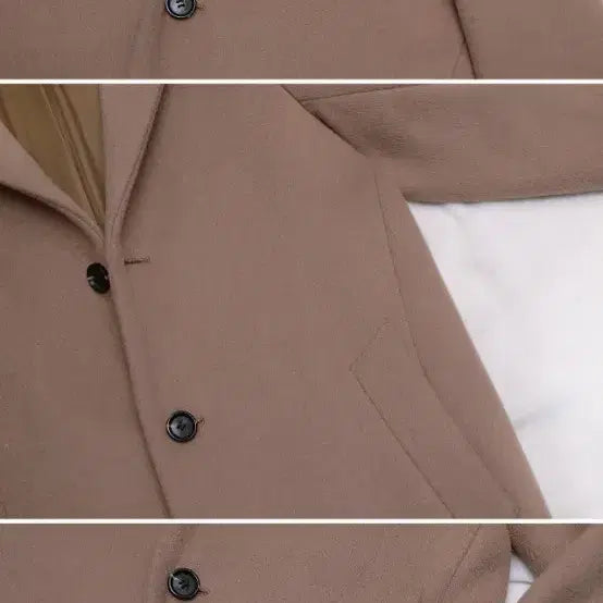 [BUNJANG] Concepts1one Honey Brown Wool Cashmere Classic Single Long Coat (M) / 컨셉원 울캐시미어 허니 브라운 클래식 싱글 롱코트 (M / 95-100)