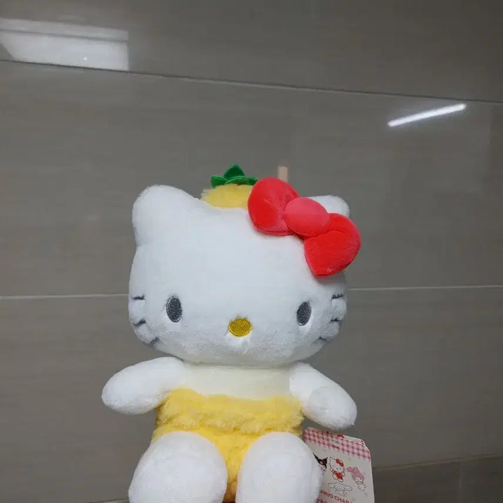 [BUNJANG] Sanrio Hello Kitty Pineapple Medium Plush / 파인애플 헬로키티 중형인형
