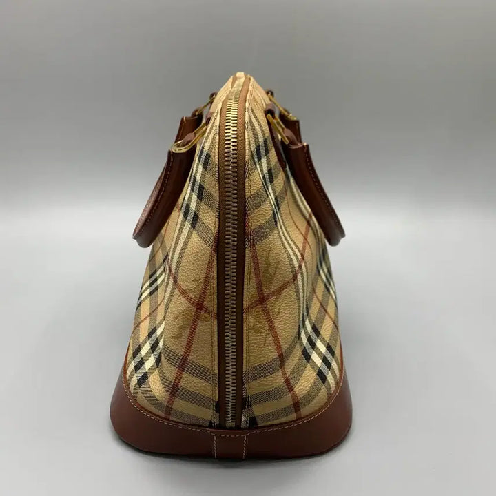 [BUNJANG] Burberry Check Leather Shoulder Handbag / 257001302 버버리 체크 레더 숄더 핸드백 2way