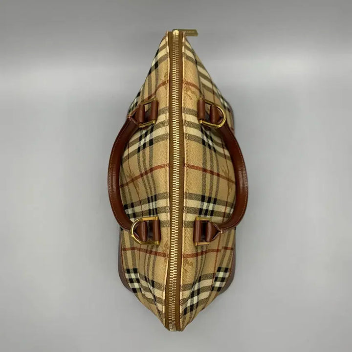 [BUNJANG] Burberry Check Leather Shoulder Handbag / 257001302 버버리 체크 레더 숄더 핸드백 2way