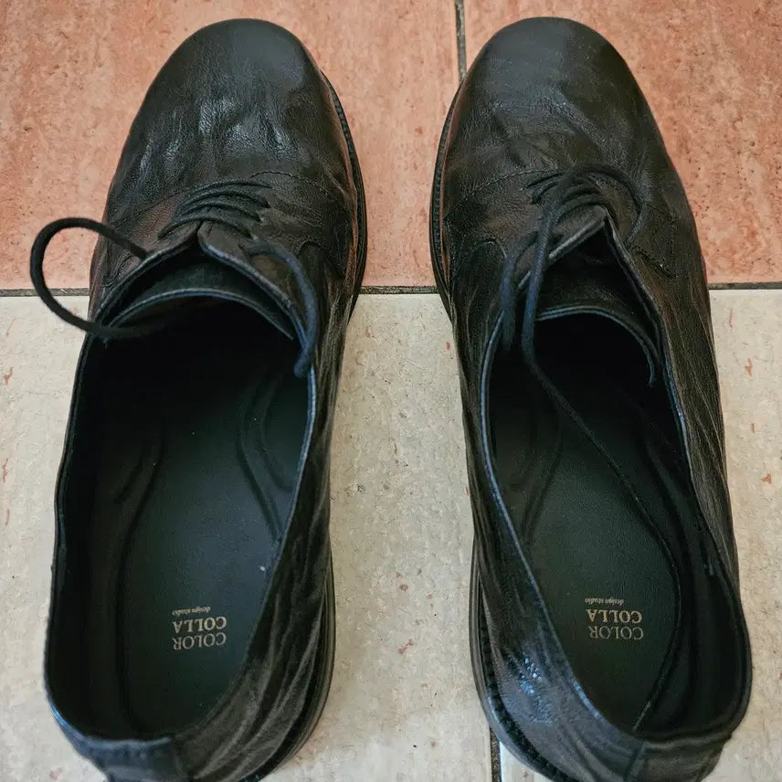 [BUNJANG] Colorcola 10089 BK Derby Shoes / 컬러콜라 더비슈즈 10089 BK DERBY 270