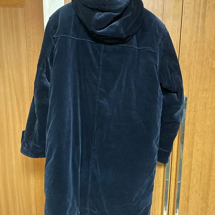 [BUNJANG] ZIO SONGZIO Navy Corduroy Duffle Coat / ZIO SONGZIO 네이비 코듀로이 떡볶이 코트