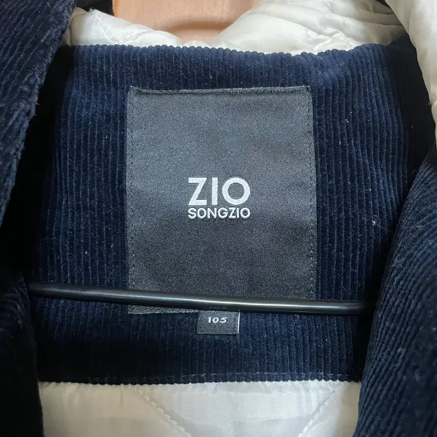 [BUNJANG] ZIO SONGZIO Navy Corduroy Duffle Coat / ZIO SONGZIO 네이비 코듀로이 떡볶이 코트