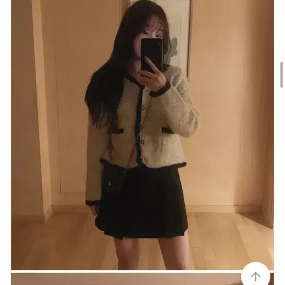 [BUNJANG] Slow and Tweed Knit Jacket / 슬로우앤드 트위드 니트 자켓