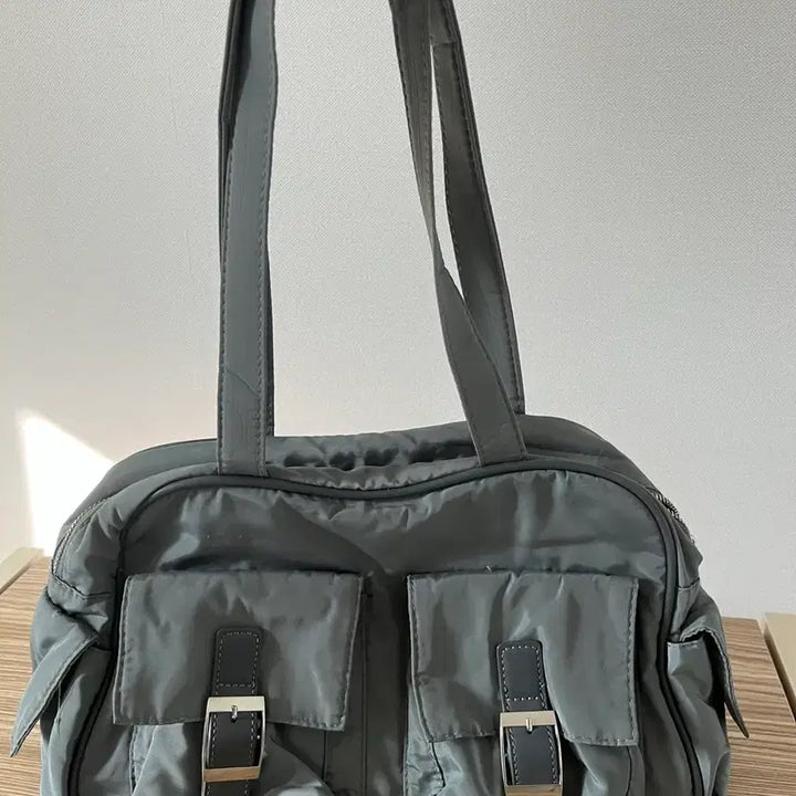[BUNJANG] Ably Nylon Pocket Shoulder Bag / 에이블리 나일론백 포켓 숄더백 가방