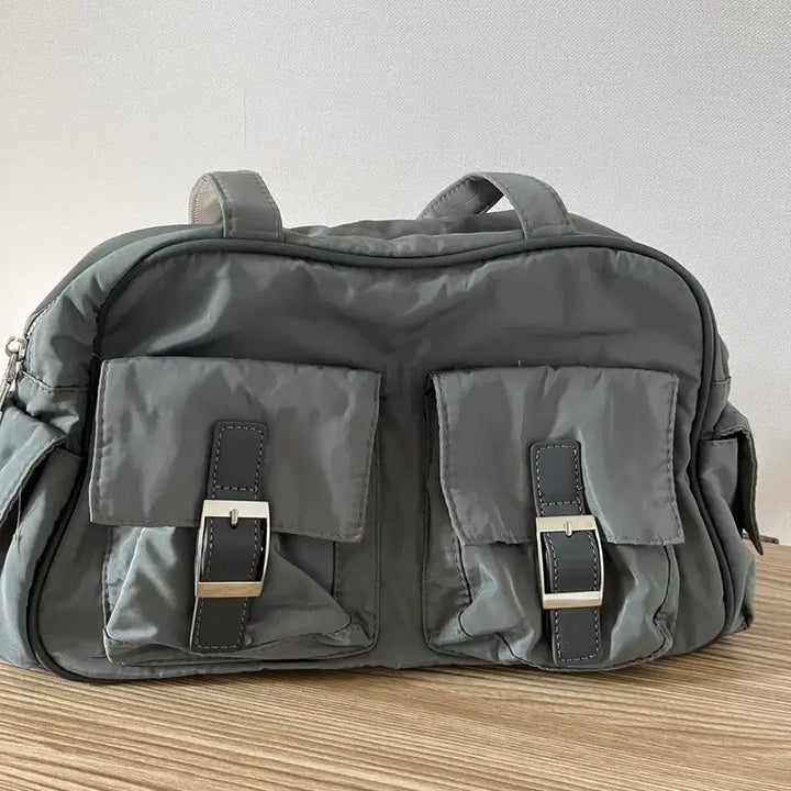[BUNJANG] Ably Nylon Pocket Shoulder Bag / 에이블리 나일론백 포켓 숄더백 가방
