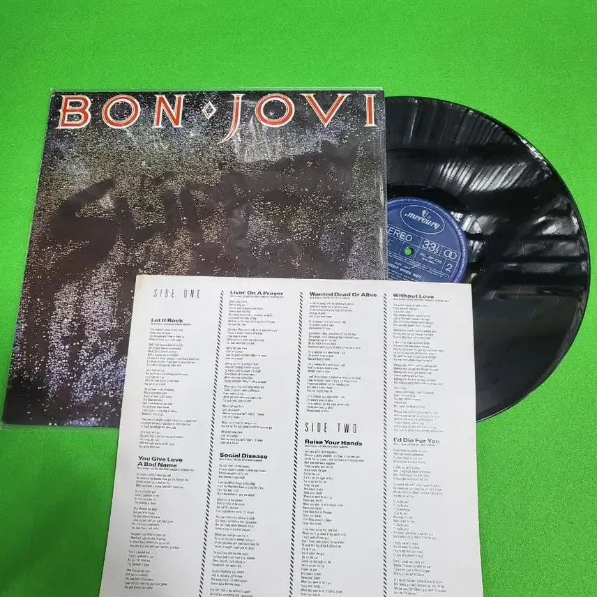 [BUNJANG] Bon Jovi LP Record Album Bundle / -LP- 헤비메탈 본 조비(BON JOVI) 음반 4장