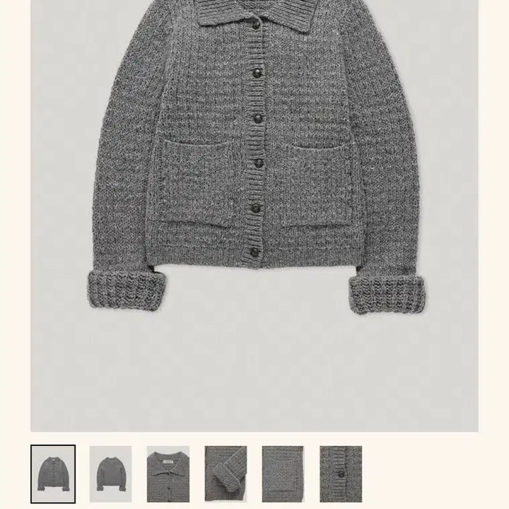 [BUNJANG] Smoothmood Chuu Cardigan / 스무스무드 한나가디건 Gray 츄가디건