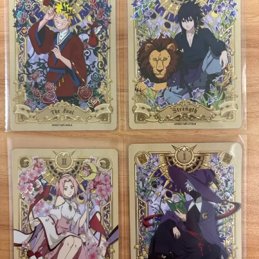 [BUNJANG] Naruto Kayou MR Card Set / 나루토 카유 MR 카드 4장 세트 (나루토,사스케,사쿠라,카카시)