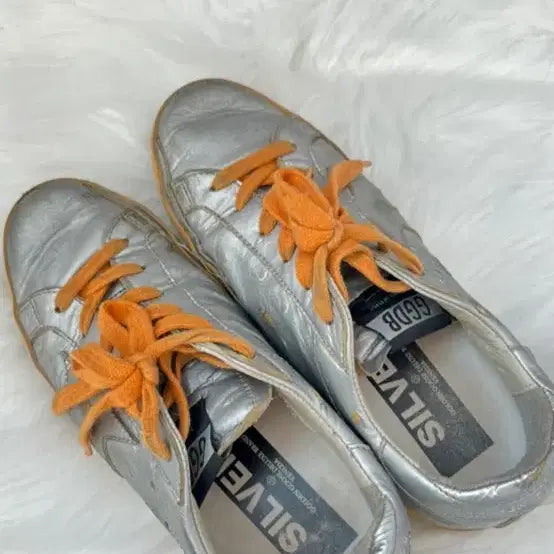 [BUNJANG] Golden Goose Silver 36 Sneakers / (매장정품)(정가 52.8)(상태S) 골든구스 실버 36 235