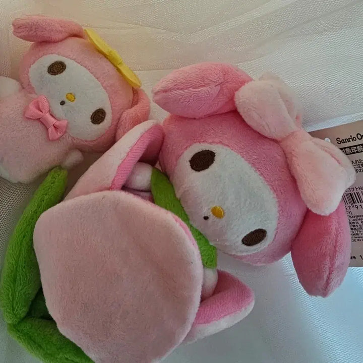 [BUNJANG] Sanrio My Melody Bundle Set Keyring / 산리오 튤립 마이멜로디+마이멜로디 키링 일괄판매