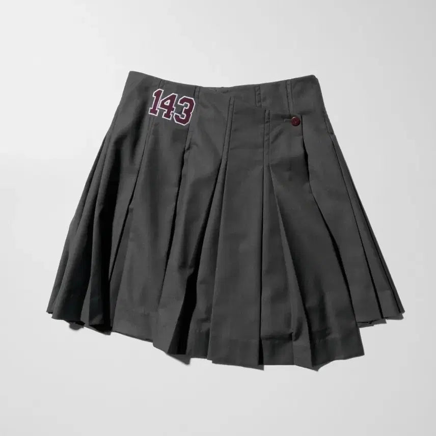 [BUNJANG] 143 Asymmetrical Wrap Skirt Charcoal / 스컬프터 143 Asymmetrical Wrap Skirt 차콜