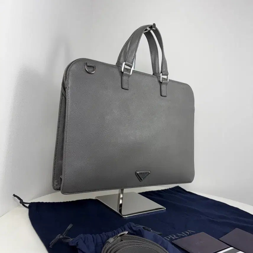 [BUNJANG] Prada 2VE078 Saffiano Briefcase / 프라다 2VE078 사피아노 서류가방 브리프케이스