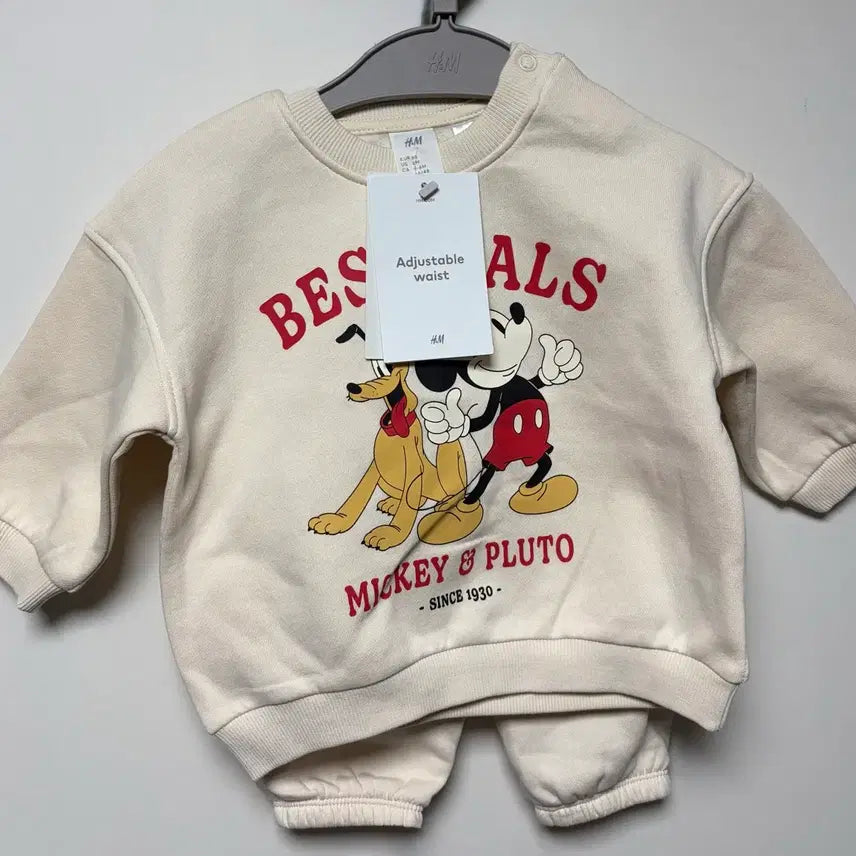 [BUNJANG] H&M Disney Print 2-Piece Set / h&m 에첸엠 남아 베이비 디즈니 프린트 스웨트 2피스 세트
