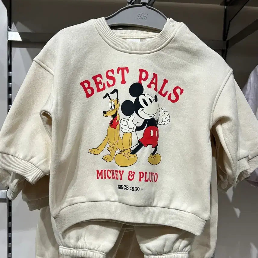 [BUNJANG] H&M Disney Print 2-Piece Set / h&m 에첸엠 남아 베이비 디즈니 프린트 스웨트 2피스 세트