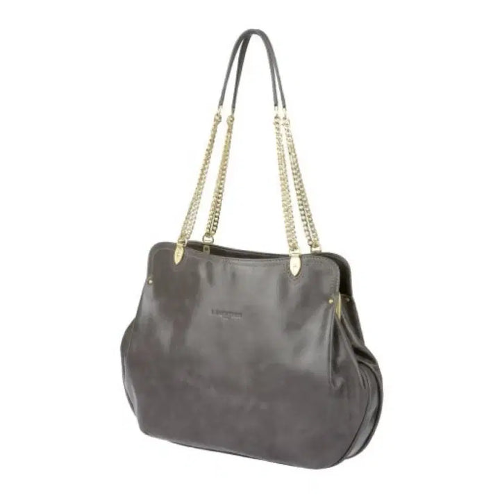 [BUNJANG] Lancaster Ines Vegetable Leather Bag - Medium / [새상품급] 랑카스터 이네 베지터블 레더백 미디엄