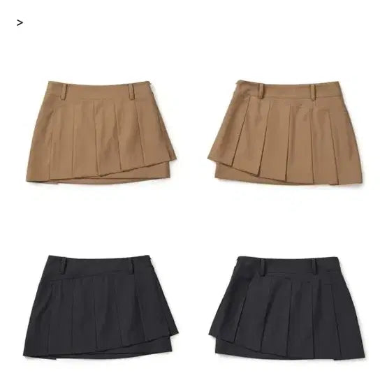 [BUNJANG] InstantFunk Pleats Mini Skirt / 인스턴트펑크 플리츠 미니 스커트