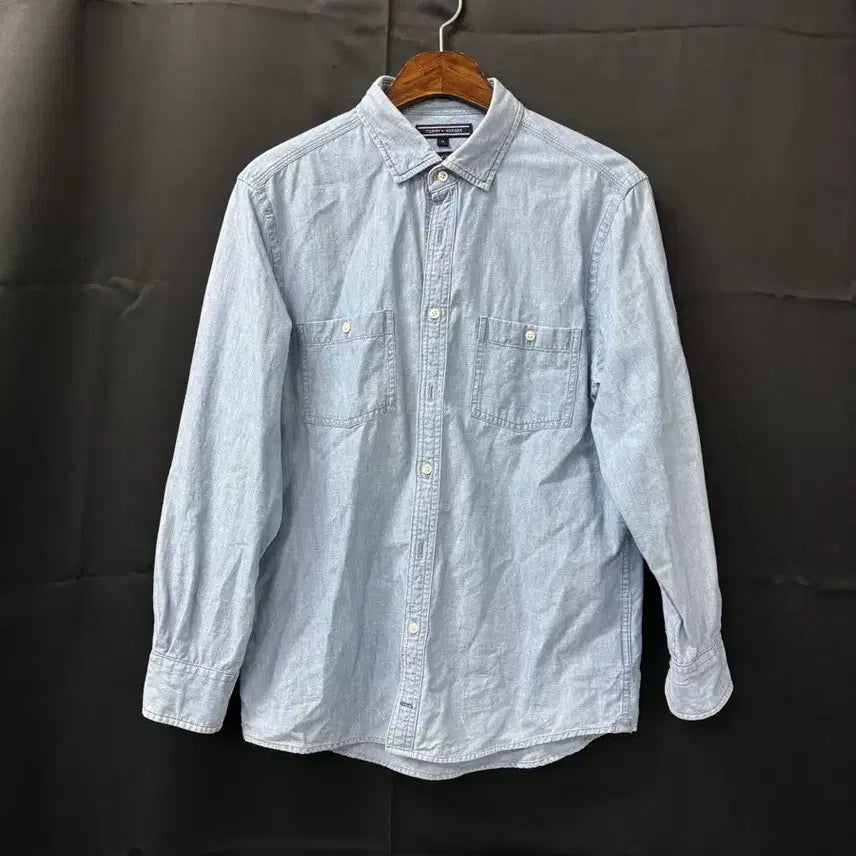 [BUNJANG] Tommy Hilfiger Denim Shirt / <만원빈티지> 최저가 보장!! 타미힐피거 데님 셔츠 <<
