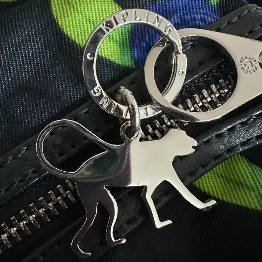 [BUNJANG] Kipling Backpack Silver Hardware Keyring Set / 새상품) 키플링 백팩+은장 키링 세트