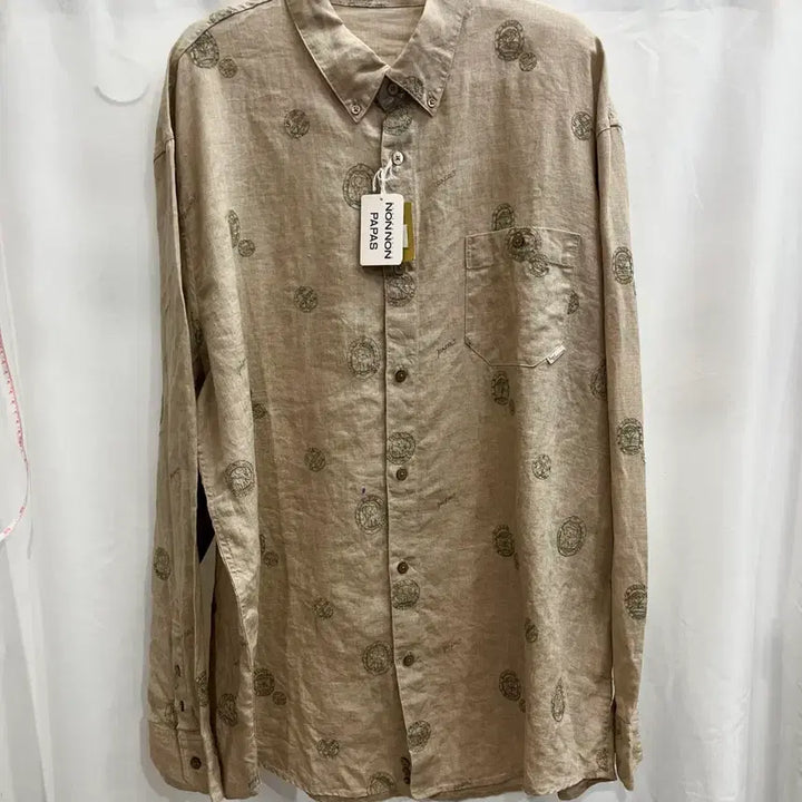 [BUNJANG] PAPAS Linen Shirt LL / PAPAS (Made in Japan) 린넨 셔츠 새상품 LL