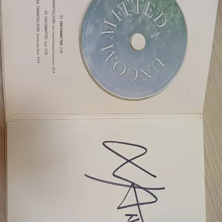 [SOLD OUT] 김준수 XIA 싸인 싱글