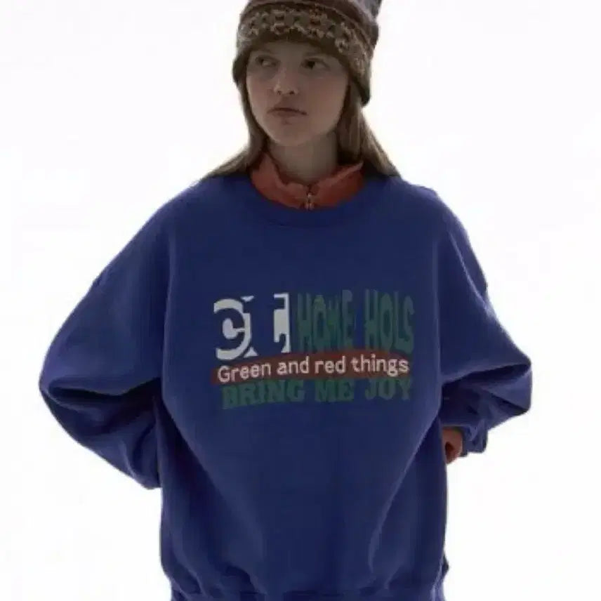 [BUNJANG] Teket Long Sleeve M Blue / 테켓 상의 맨투맨 긴팔 m 블루