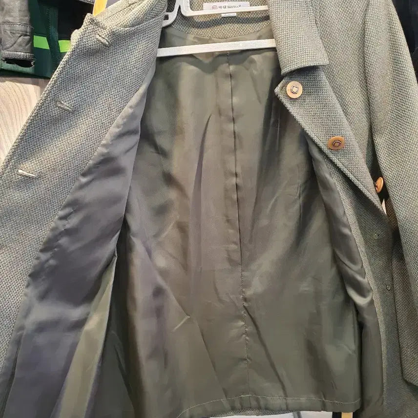 [BUNJANG] Madam Elegance Wool Tweed Quilted Jacket (Size 88) / [A급/울100] 마담엘레강스 퀼팅 텍스처 울 자켓 (88사이즈)