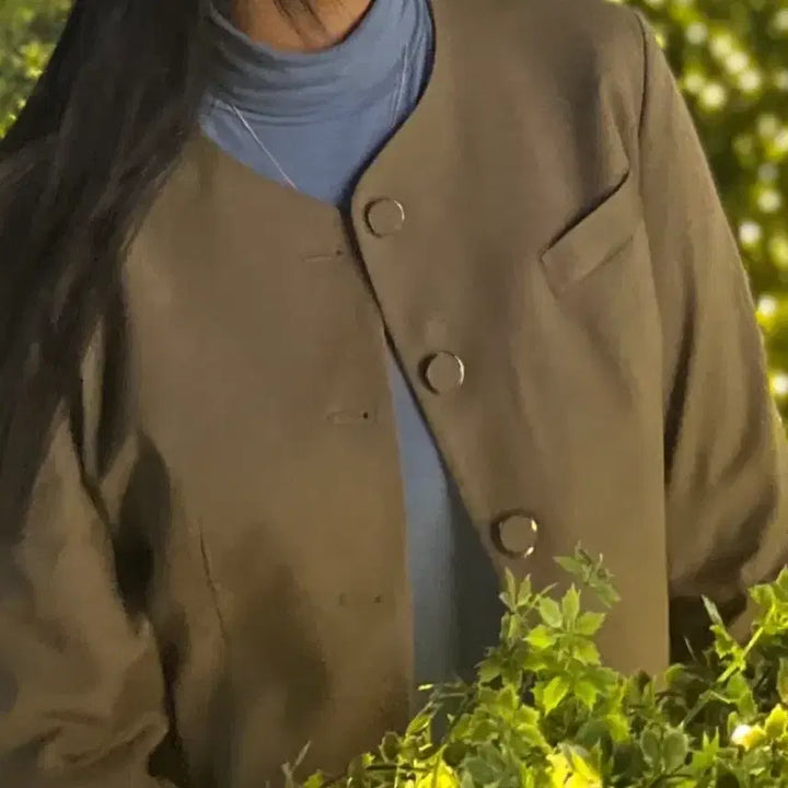 [BUNJANG] Stylenanda Semi-Crop Jacket / 스타일난다 세미크롭 자켓