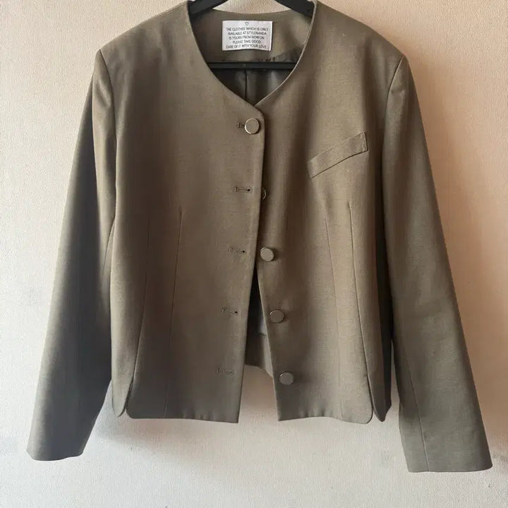 [BUNJANG] Stylenanda Semi-Crop Jacket / 스타일난다 세미크롭 자켓