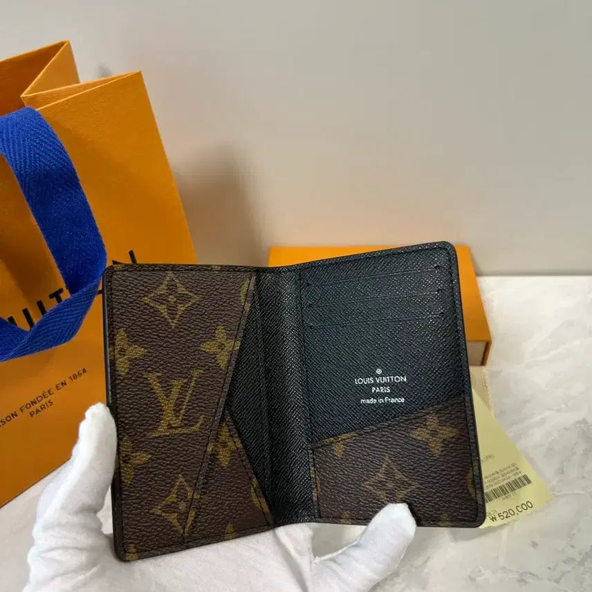 [BUNJANG] Louis Vuitton Monogram Macassar Pocket Organizer / 루이비통 포켓 오거나이저 모노그램 마카사