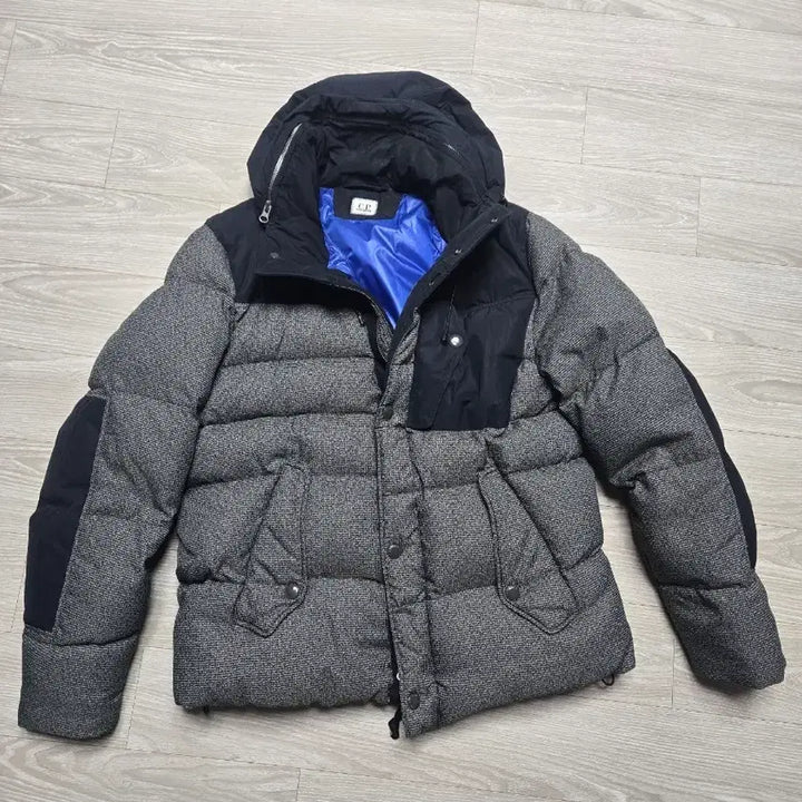 [BUNJANG] CP Company Herringbone Padded Jumper / CP컴퍼니 패딩 점퍼 헤링본