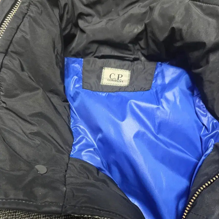 [BUNJANG] CP Company Herringbone Padded Jumper / CP컴퍼니 패딩 점퍼 헤링본