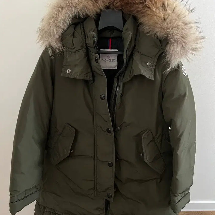 [BUNJANG] Moncler Natural Fur Padded Jacket 12Y / 정품 몽클레어 천연 퍼 패딩 12Y