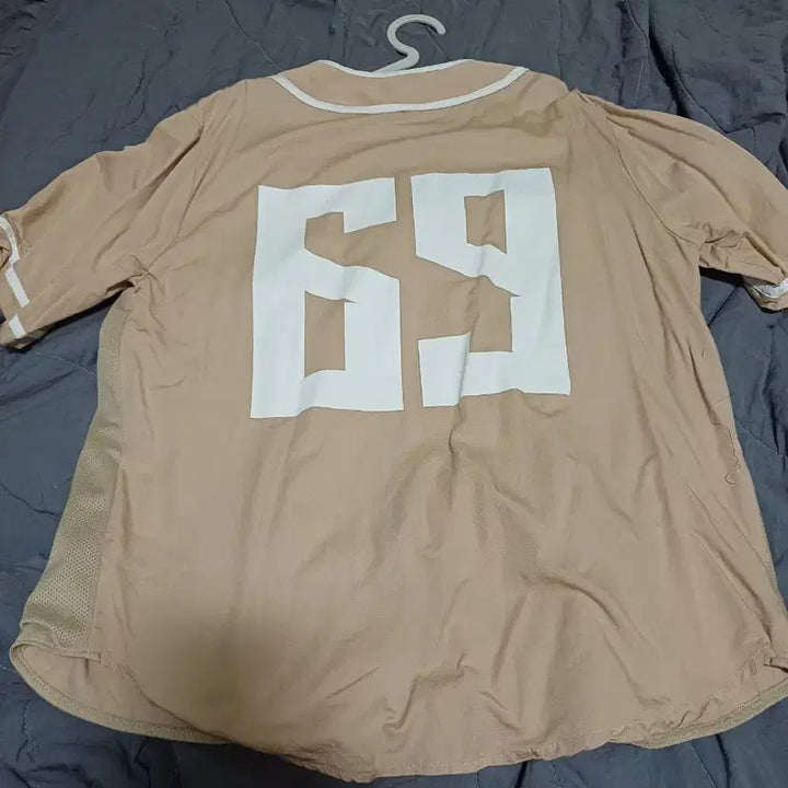 [BUNJANG] Oversized Baseball Shirt / 남성 오버핏 반팔 야구 남방 판매합니다.