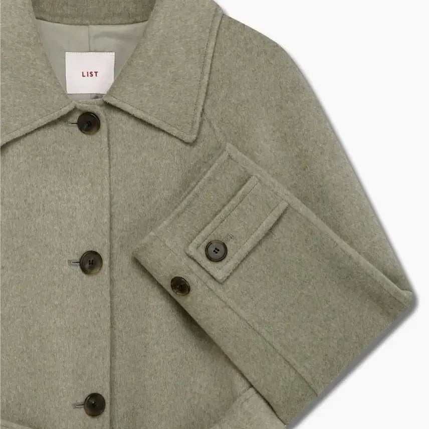 [BUNJANG] List Handmade Coat - Light Khaki - Women's Coat / 리스트 핸드메이드코트 마지막가격내림