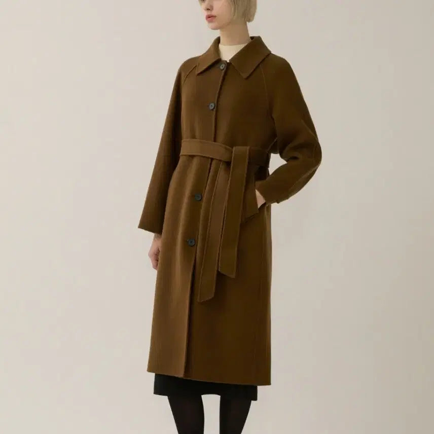 [BUNJANG] List Handmade Coat - Light Khaki - Women's Coat / 리스트 핸드메이드코트 마지막가격내림