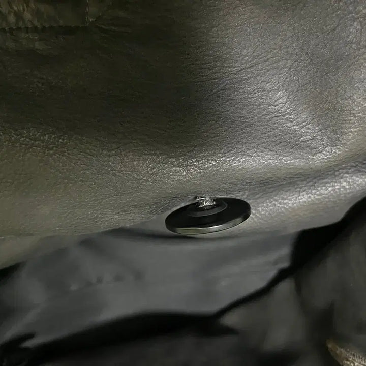 [BUNJANG] RRL Buffalo Leather Pea Coat / rrl 버팔로 가죽 피코트